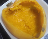 Foto del paso 4 de la receta: Calabaza rellena de gambas con pepinillos en vinagre