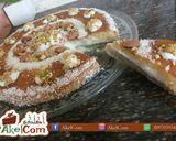 صورة لخطوة 15 من وصفة بسبوسة بالقشطة