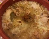 Foto del paso 13 de la receta Pollo en salsa de ajos con patatas fritas