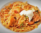 Foto del paso 8 de la receta: Fideuá de fideo grueso con Mejillones y Langostinos