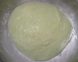 Foto langkah ke 5 dari resep Pandan Biji Wijen Hitam Sourdough Bread.