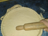 Quiche de acelga pollo y choclo