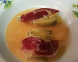 Foto del paso 5 de la receta: Alcachofas frescas rebozadas con jamón