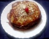 A picture of step 4 of Banana pancake (eggless).