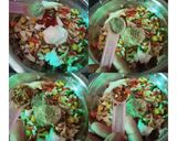 A picture of step 6 of Besan Methi Puri with Puri Chaat.