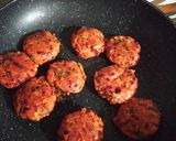 A picture of step 2 of Khichdi Tikki.