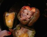Foto del paso 7 de la receta: Morrones con relleno de pollo