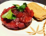 Foto del paso 3 de la receta: Cena oriental (tataki, tartar de atún y gyozas)