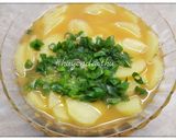 Hình bước làm 2 của món Trứng chiên khoai tây, ớt chuông