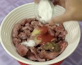 A picture of step 3 of Beef Chilli Dry🥩🌶️.