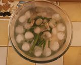 A picture of step 3 of Salade Niçoise.