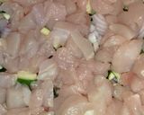 Une image de l'étape 3 de Gratin de poulet, riz et courgette.
