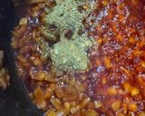 Borsófőzelék, pörkölttel recept fázis 4 fotója