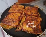 A picture of step 5 of Delhi Street Style Anda Bread.