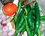 Foto langkah ke 2 dari resep Sambal Pindang Cabe Ijo.