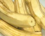 A picture of step 1 of Raw banana with coconut sabzi (jain recipe).