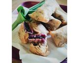 Foto langkah ke 5 dari resep Lumpia Ubi Ungu.