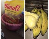 Foto langkah ke 1 dari resep Banana roll cake.