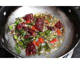 A picture of step 2 of Lemon rice.