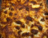 A picture of step 8 of Baked Rotini with Italian Hot Sausage.
