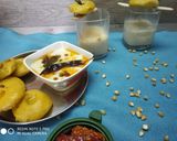राजस्थानी मक्के के ढोकले और कढ़ी (Rajasthani makke ke dhokle aur kadhi recipe in Hindi) रेसिपी चरण 7 फोटो