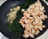 Foto del paso 4 de la receta: Burrito de pollo y espinacas con especias en base de Piadina o tortillas de trigo