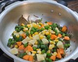 A picture of step 5 of One-Pot Vegetable Pulao in Pressure Cooker.