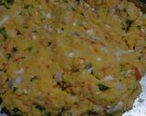 A picture of step 4 of Steamed Poha Veggie bites.