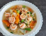 Foto langkah ke 6 dari resep Capcay Udang.