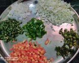 A picture of step 2 of Manchow soup(Indo-chinese).