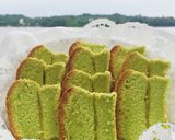 Foto langkah ke 24 dari resep Pandan Sponge Cake (cooked dough).