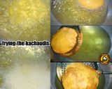 A picture of step 2 of Raj Kachori.
