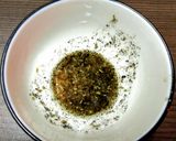 A picture of step 1 of Golden shine crunch salad with Tulsi.