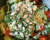 A picture of step 1 of Cucumber Salad III.