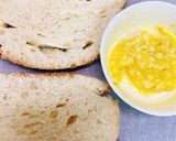 Hình bước làm 2 của món Bánh Mì Sour Dough Nướng Bơ Tỏi