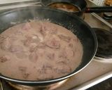 A picture of step 2 of Rendang beef and Hainam rice.