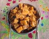 A picture of step 3 of Crunchy Dhokla.