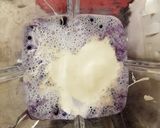 A picture of step 3 of My Blueberry Milk shake.