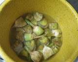 Foto del paso 1 de la receta: Alcachofas con salmón