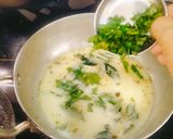 A picture of step 8 of Gujarati kadhi.