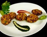A picture of step 5 of Cabbage Chana Dal Vada.
