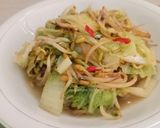 Foto langkah ke 4 dari resep Tumis Tauge Sawi Putih.
