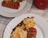 Gyors Reggeli 🧅🧄🥚🫑🌶️🥗lilaHagymás 🧄🧅🥚Tükör tojás szafalédival 🍣🥙 recept fázis 6 fotója