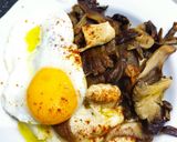 Foto del paso 3 de la receta: Puré de coliflor y parmesano + setas + pollo