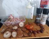 Foto del paso 1 de la receta: Arroz con castañas y setas shiitake
