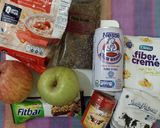 Foto langkah ke 1 dari resep Cinnamon Apple Overnight Oatmeal.