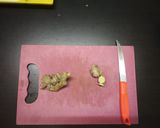 A picture of step 2 of Aam halwa.