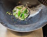 A picture of step 5 of Chattisgarh special Dubaki kadi.