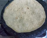 A picture of step 4 of Aloo tikki roll.