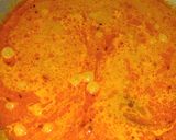 A picture of step 8 of Dahi wali matar curry.